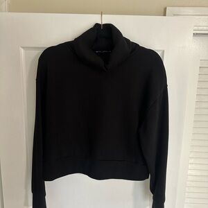 Zara Black Turtleneck Sweatshirt | Size S